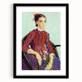 Impressionism Portrait Wall Art - La Mousmé by Van Gogh, Vibrant Print