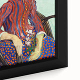 Impressionism Portrait Wall Art - La Mousmé by Van Gogh, Vibrant Print