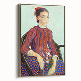 Impressionism Portrait Wall Art - La Mousmé by Van Gogh, Vibrant Print