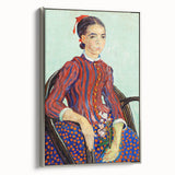 Impressionism Portrait Wall Art - La Mousmé by Van Gogh, Vibrant Print