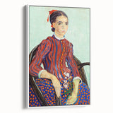Impressionism Portrait Wall Art - La Mousmé by Van Gogh, Vibrant Print