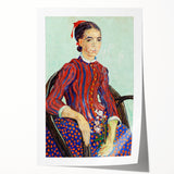 Impressionism Portrait Wall Art - La Mousmé by Van Gogh, Vibrant Print