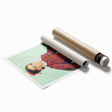 Impressionism Portrait Wall Art - La Mousmé by Van Gogh, Vibrant Print