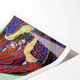 Impressionism Portrait Wall Art - La Mousmé by Van Gogh, Vibrant Print