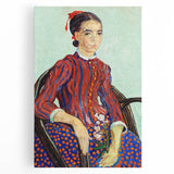 Impressionism Portrait Wall Art - La Mousmé by Van Gogh, Vibrant Print