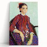Impressionism Portrait Wall Art - La Mousmé by Van Gogh, Vibrant Print