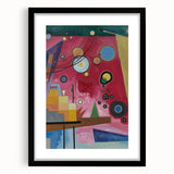 Bold Abstract Wall Art - 'Heavy Red' by Wassily Kandinsky (1924)