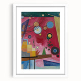 Bold Abstract Wall Art - 'Heavy Red' by Wassily Kandinsky (1924)