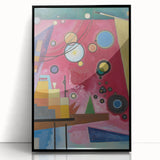 Bold Abstract Wall Art - 'Heavy Red' by Wassily Kandinsky (1924)