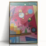 Bold Abstract Wall Art - 'Heavy Red' by Wassily Kandinsky (1924)