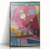 Bold Abstract Wall Art - 'Heavy Red' by Wassily Kandinsky (1924)