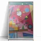 Bold Abstract Wall Art - 'Heavy Red' by Wassily Kandinsky (1924)