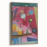 Bold Abstract Wall Art - 'Heavy Red' by Wassily Kandinsky (1924)
