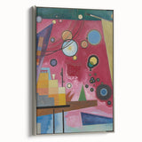 Bold Abstract Wall Art - 'Heavy Red' by Wassily Kandinsky (1924)