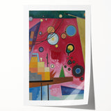 Bold Abstract Wall Art - 'Heavy Red' by Wassily Kandinsky (1924)