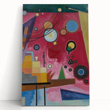 Bold Abstract Wall Art - 'Heavy Red' by Wassily Kandinsky (1924)