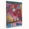 Bold Abstract Wall Art - 'Heavy Red' by Wassily Kandinsky (1924)