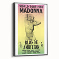 Madonna 1990 Blonde Ambition World Tour Poster - Retro Pop Art