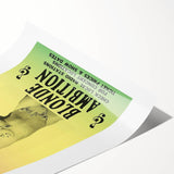 Madonna 1990 Blonde Ambition World Tour Poster - Retro Pop Art