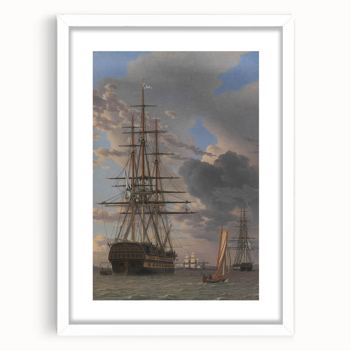 Russian Liner Asow Realism Art Print - Maritime Classical Canvas Decor