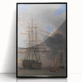 Russian Liner Asow Realism Art Print - Maritime Classical Canvas Decor