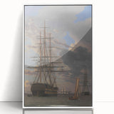 Russian Liner Asow Realism Art Print - Maritime Classical Canvas Decor