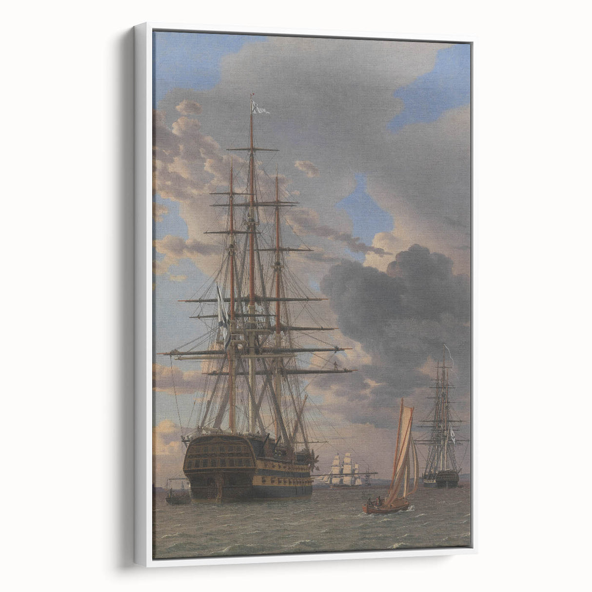 Russian Liner Asow Realism Art Print - Maritime Classical Canvas Decor