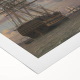 Russian Liner Asow Realism Art Print - Maritime Classical Canvas Decor