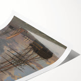 Russian Liner Asow Realism Art Print - Maritime Classical Canvas Decor