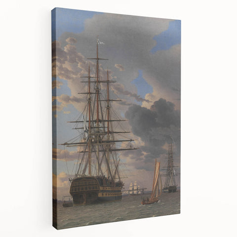 Russian Liner Asow Realism Art Print - Maritime Classical Canvas Decor
