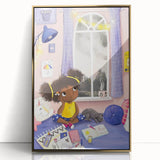 Girls Room Wall Art - Cozy Dreamy Kids Room Print - Nursery Wall Art