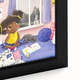 Girls Room Wall Art - Cozy Dreamy Kids Room Print - Nursery Wall Art