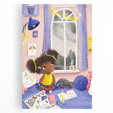 Girls Room Wall Art - Cozy Dreamy Kids Room Print - Nursery Wall Art