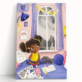 Girls Room Wall Art - Cozy Dreamy Kids Room Print - Nursery Wall Art