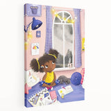 Girls Room Wall Art - Cozy Dreamy Kids Room Print - Nursery Wall Art