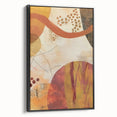 Black and white landscape art painting on framed canvas, depicting a serene fall scene, suitable for bedroom wall decor.