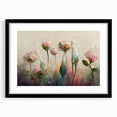Romantic Floral Living Room Wall Art – Delicate Canvas Print