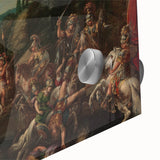 Baroque Battle Scene: Classic Art Print with Dramatic Intensity