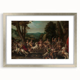 Baroque Battle Scene: Classic Art Print with Dramatic Intensity
