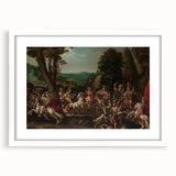 Baroque Battle Scene: Classic Art Print with Dramatic Intensity