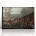 Baroque Battle Scene: Classic Art Print with Dramatic Intensity