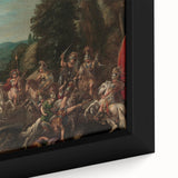 Baroque Battle Scene: Classic Art Print with Dramatic Intensity