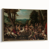 Baroque Battle Scene: Classic Art Print with Dramatic Intensity