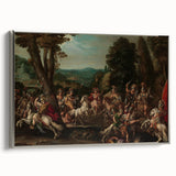 Baroque Battle Scene: Classic Art Print with Dramatic Intensity