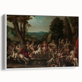 Baroque Battle Scene: Classic Art Print with Dramatic Intensity