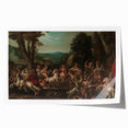Baroque Battle Scene: Classic Art Print with Dramatic Intensity