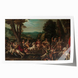 Baroque Battle Scene: Classic Art Print with Dramatic Intensity
