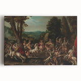 Baroque Battle Scene: Classic Art Print with Dramatic Intensity