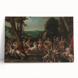 Baroque Battle Scene: Classic Art Print with Dramatic Intensity