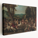 Baroque Battle Scene: Classic Art Print with Dramatic Intensity